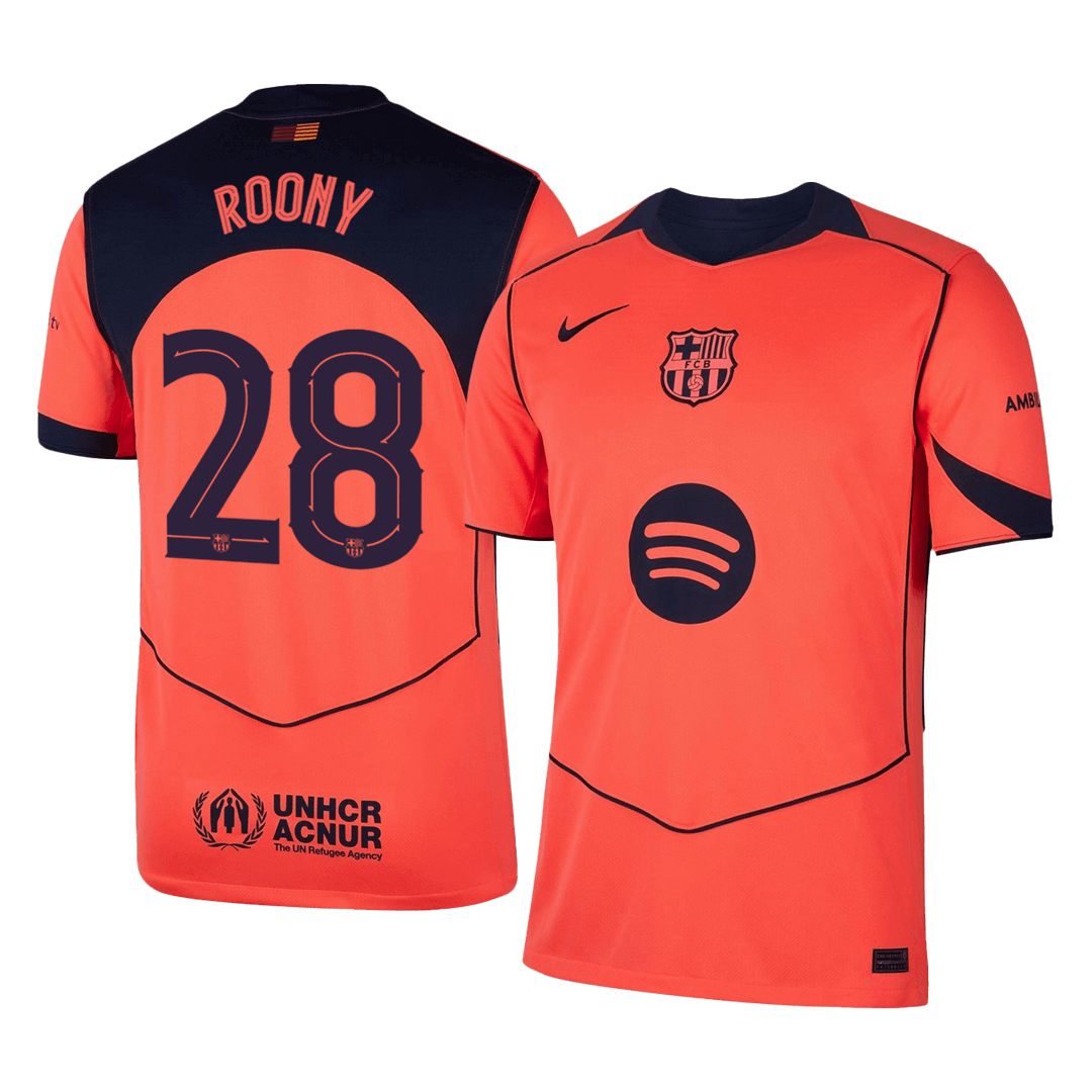 ROONY #28 Mens Barcelona Third Jersey 2025/26