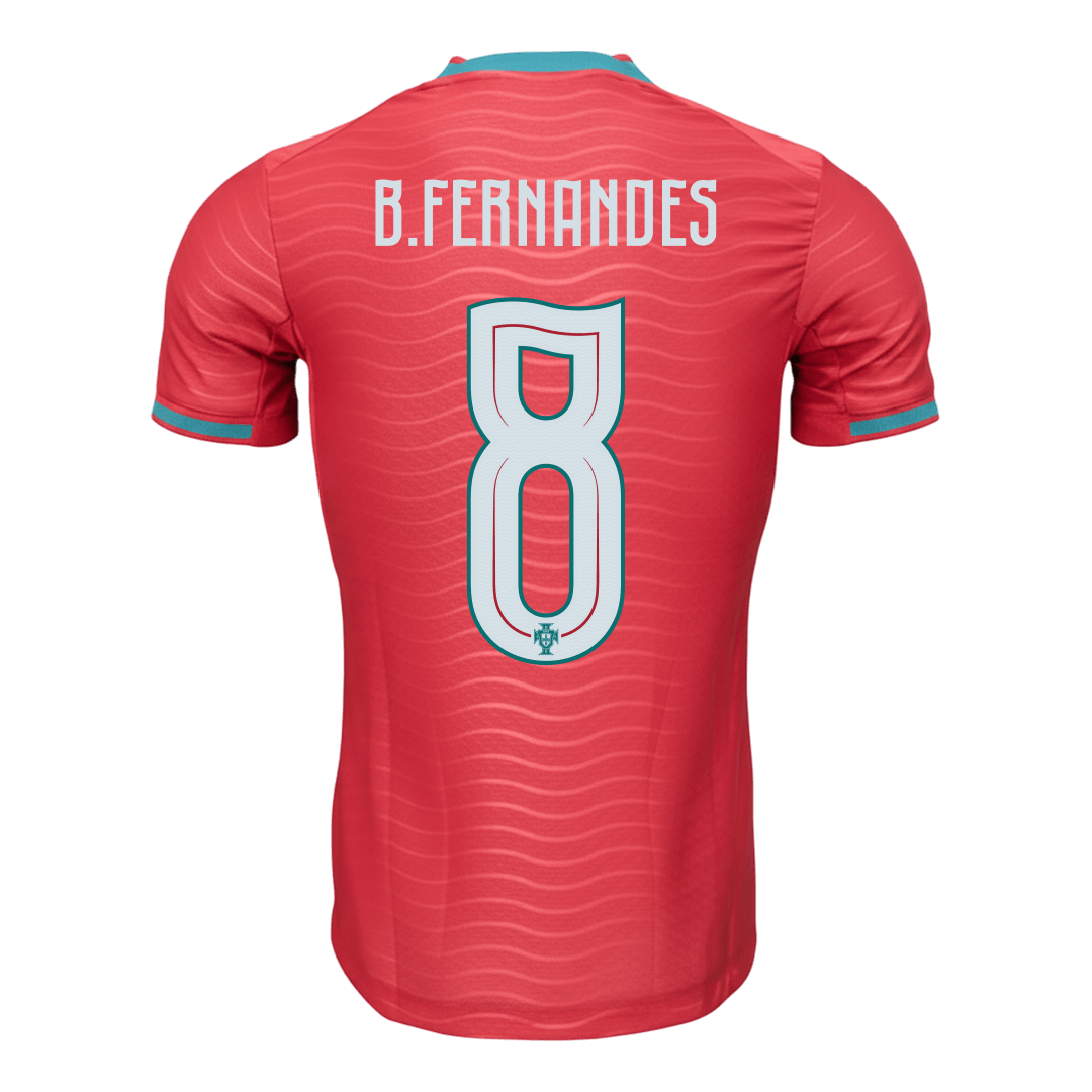 B.FERNANDES #8 Mens Portugal World Cup Home Jersey 2026 - Player Version (Slim Fit)