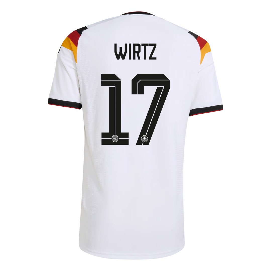 WIRTZ #17 Mens Germany World Cup Home Jersey 2026 - Player Version (Slim Fit)