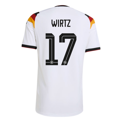 WIRTZ #17 Mens Germany World Cup Home Jersey 2026 - Player Version (Slim Fit)