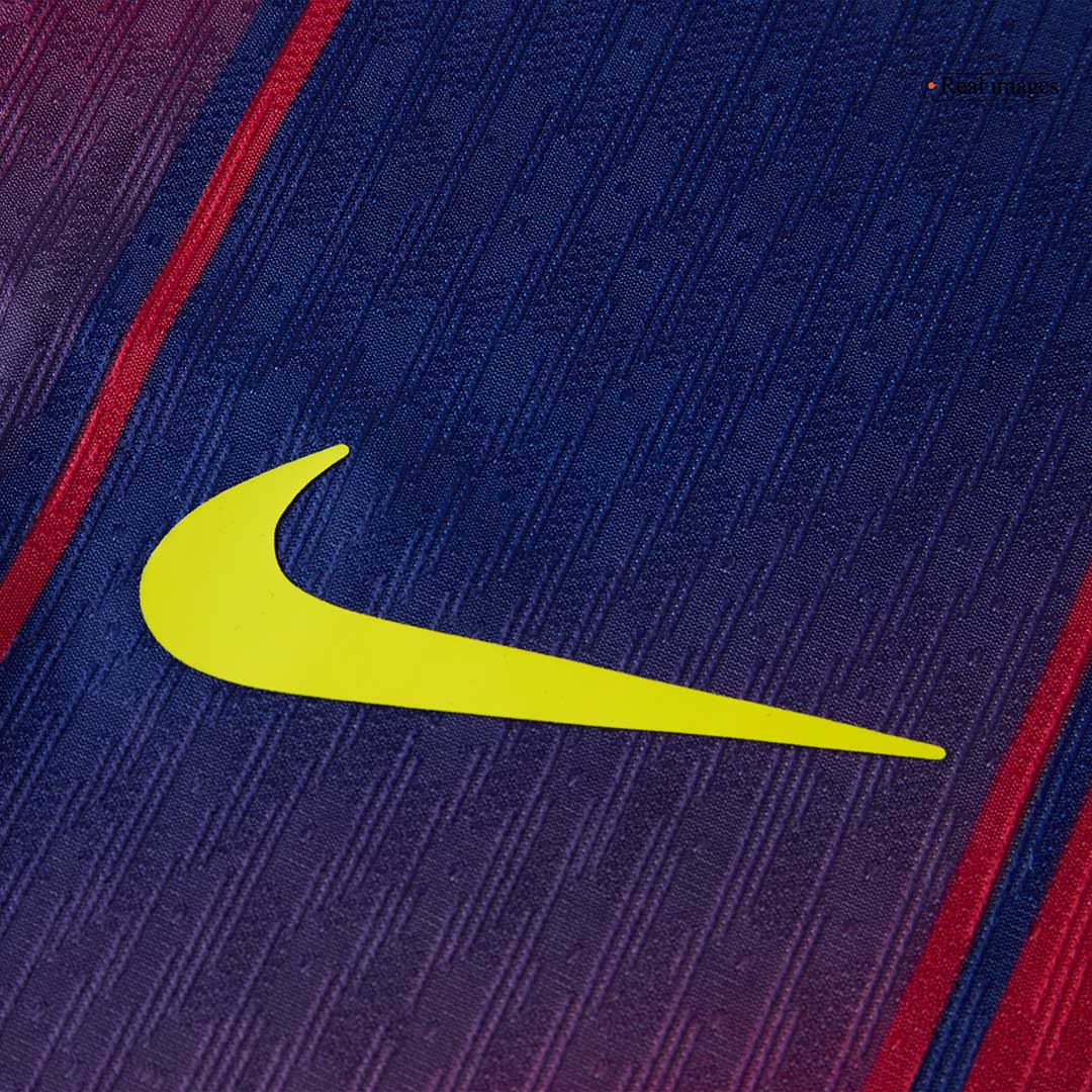 F.DE JONG #21 Mens Barcelona Home Jersey 2025/26 UCL - Player Version (Slim Fit)