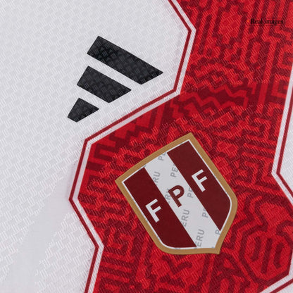 Mens Peru World Cup Home Jersey 2026 - Player Version (Slim Fit)