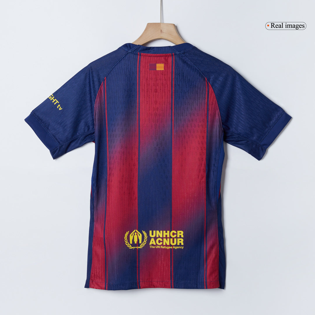 KOUNDE #23 Mens Barcelona Home Jersey 2025/26 UCL - Player Version (Slim Fit)