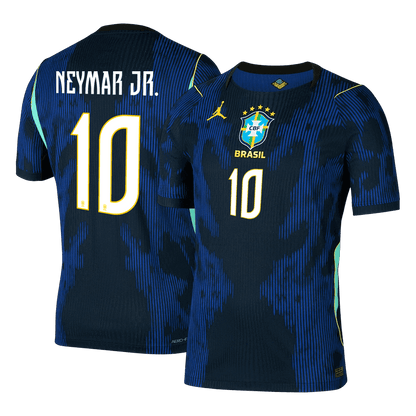 NEYMAR JR. #10 Mens Brazil World Cup Away Jersey 2026 - Player Version (Slim Fit)