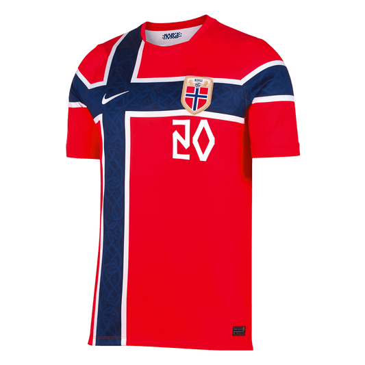 NUSA #20 Mens Norway World Cup Home Jersey 2026