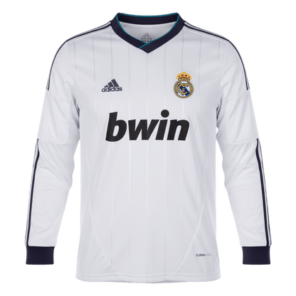 Retro 2012/13 Mens Real Madrid Home Long Sleeve Jersey