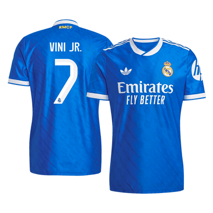 VINI JR. #7 Mens Real Madrid Third Jersey 2025/26 - Player Version (Slim Fit)