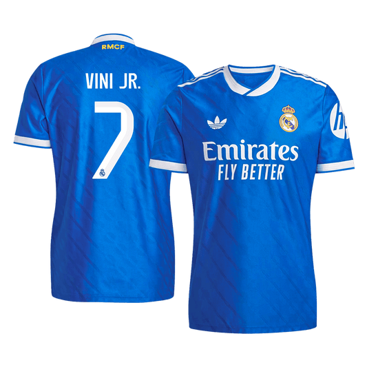 VINI JR. #7 Mens Real Madrid Third Jersey 2025/26 - Player Version (Slim Fit)