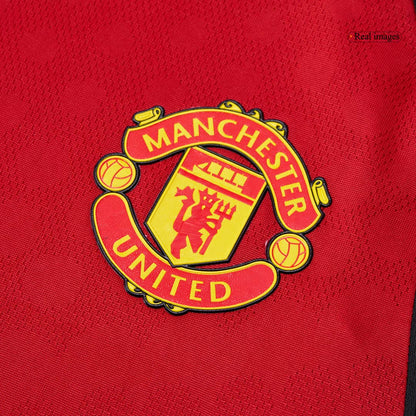 B.FERNANDES #8 Mens Manchester United Home Jersey 2025/26 - Player Version (Slim Fit)