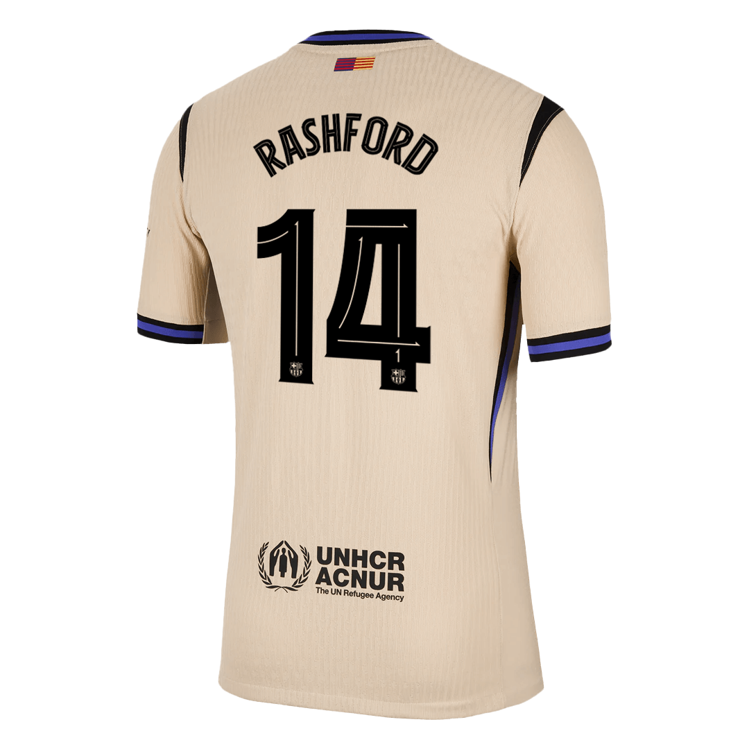 RASHFORD #14 Mens Barcelona Away Jersey 2025/26 UCL - Player Version (Slim Fit)