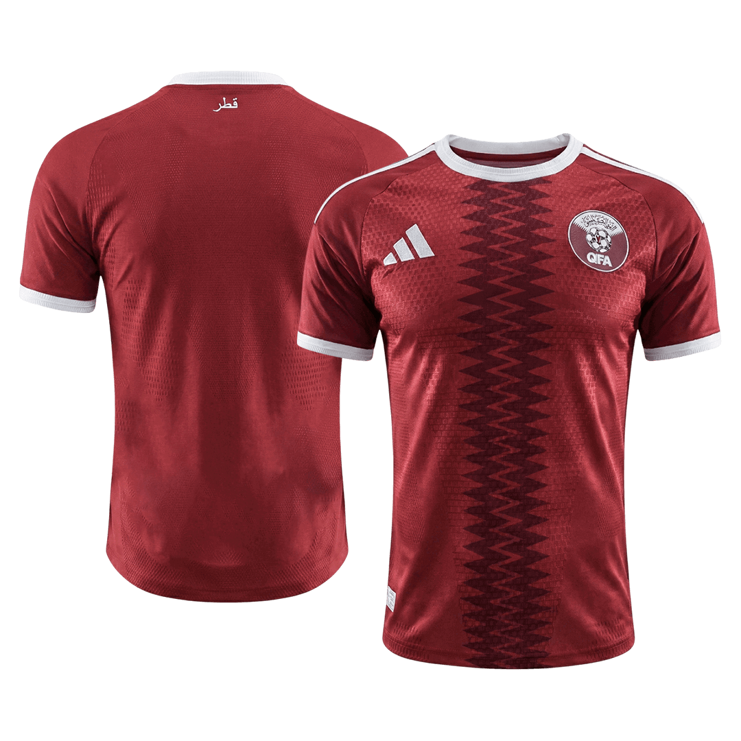 Mens Qatar World Cup Home Jersey 2026 - Player Version (Slim Fit)