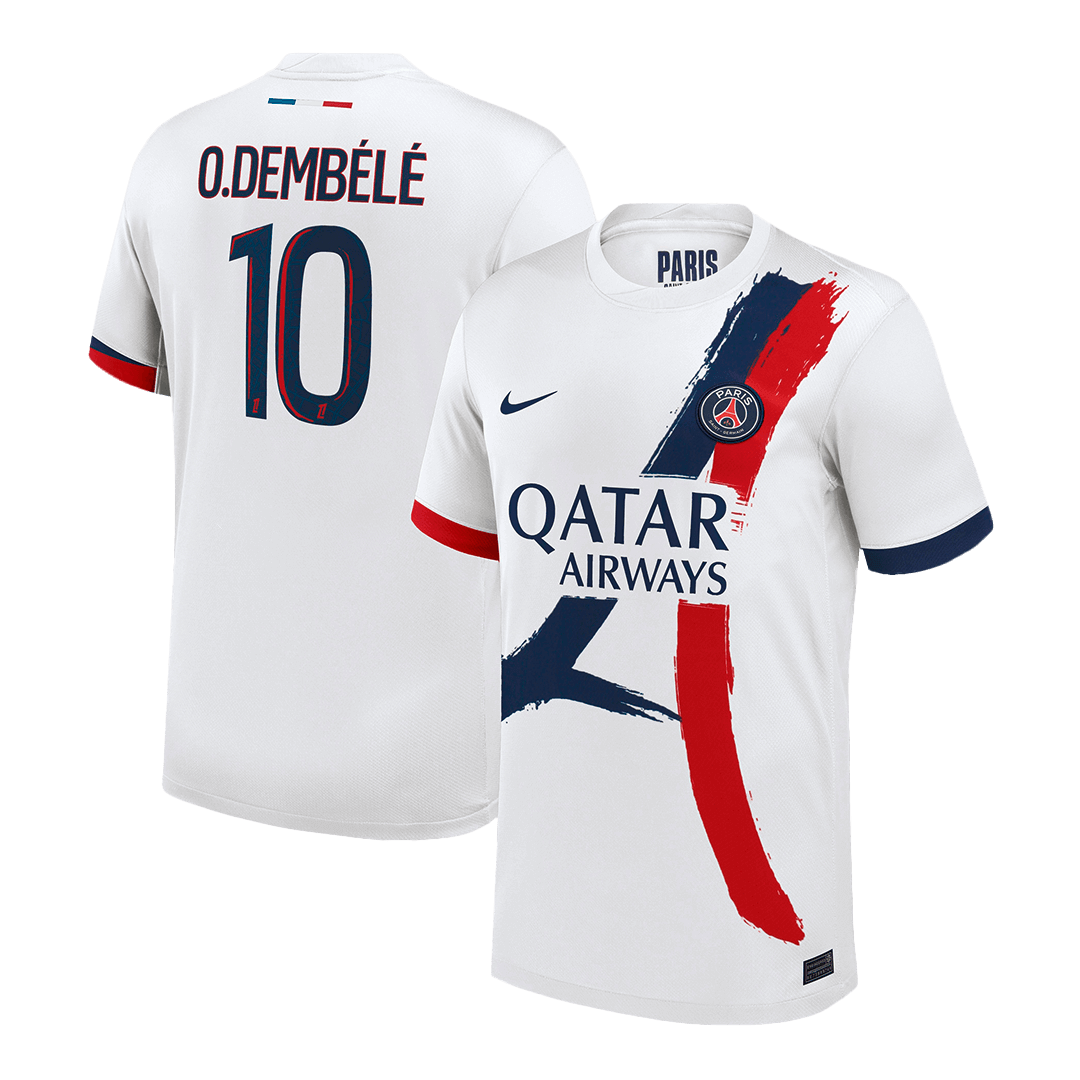 O.DEMBÉLÉ #10 Mens PSG Away Jersey 2025/26