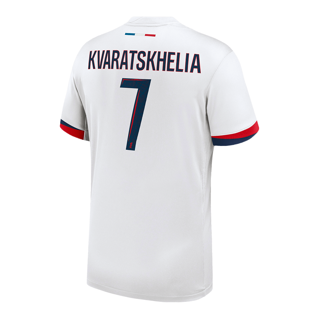 KVARATSKHELIA #7 Mens PSG Away Jersey 2025/26
