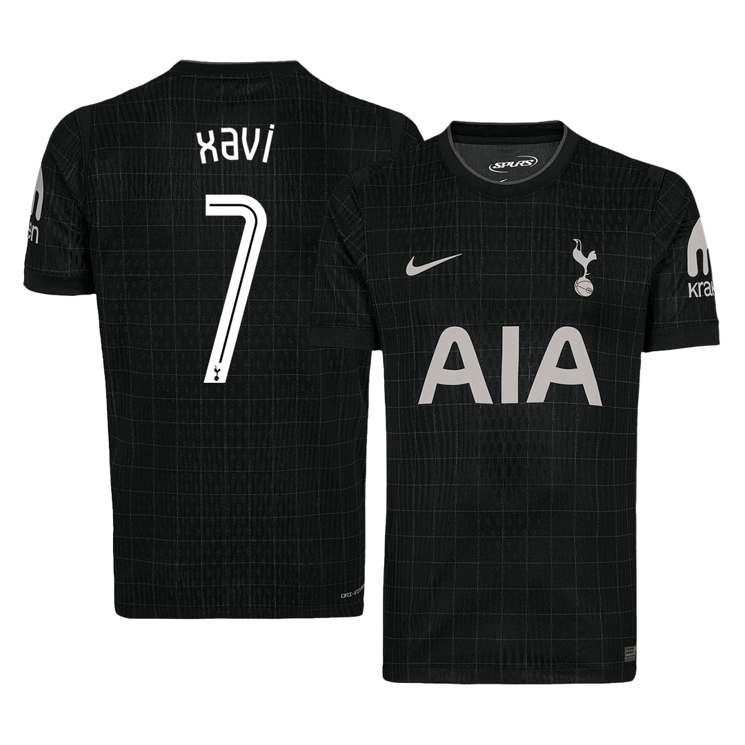 XAVI #7 Mens Tottenham Hotspur Away Jersey 2025/26 - UCL