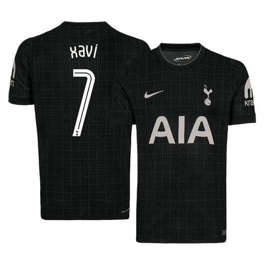 XAVI #7 Mens Tottenham Hotspur Away Jersey 2025/26 - UCL