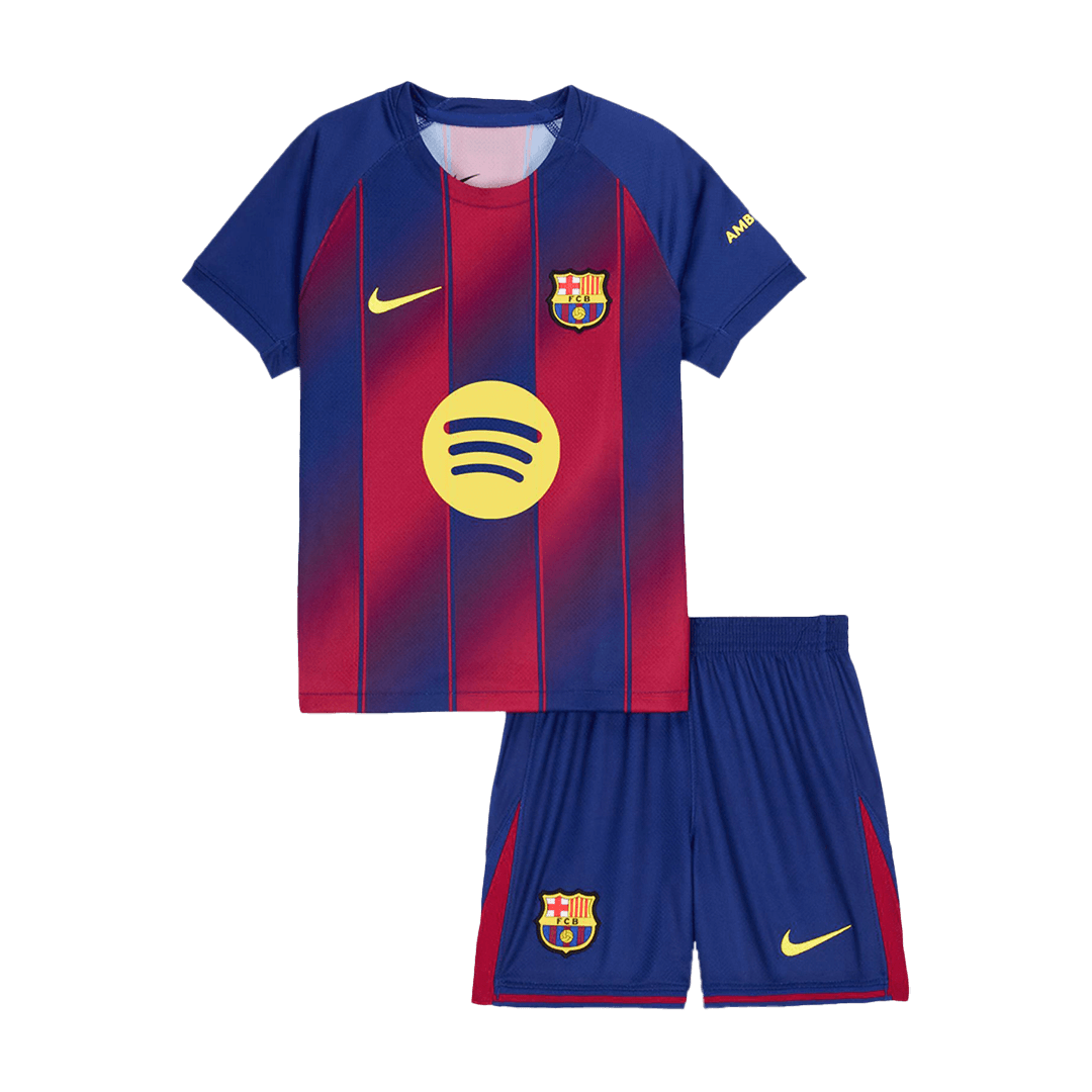 Kids Barcelona Home Kit 2025/26
