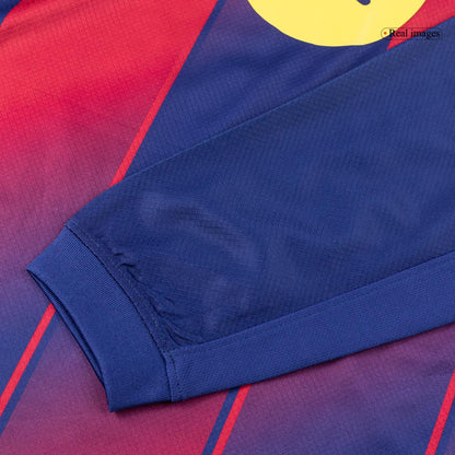 Mens Barcelona Home Long Sleeve Jersey 2025/26