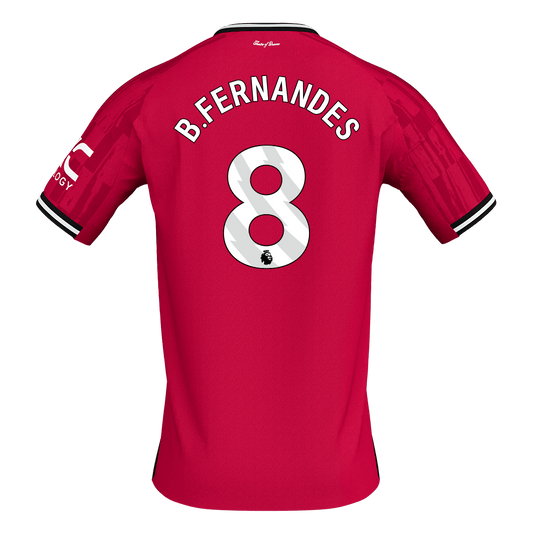 B.FERNANDES #8 Mens Manchester United Home Jersey 2025/26 [PREMIUM]