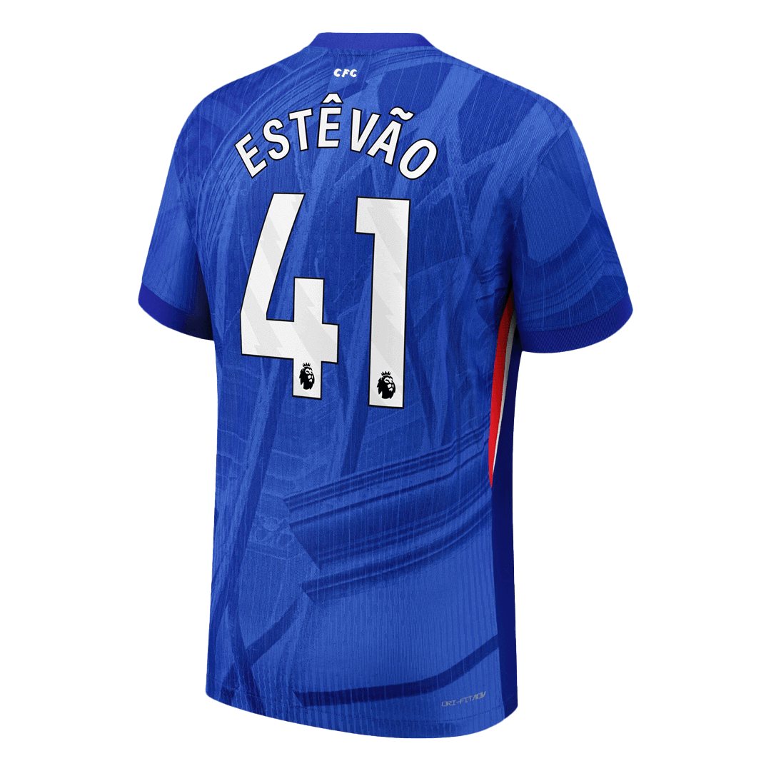 ESTÊVÃO #41 Mens Chelsea Home Jersey 2025/26 - Player Version (Slim Fit)