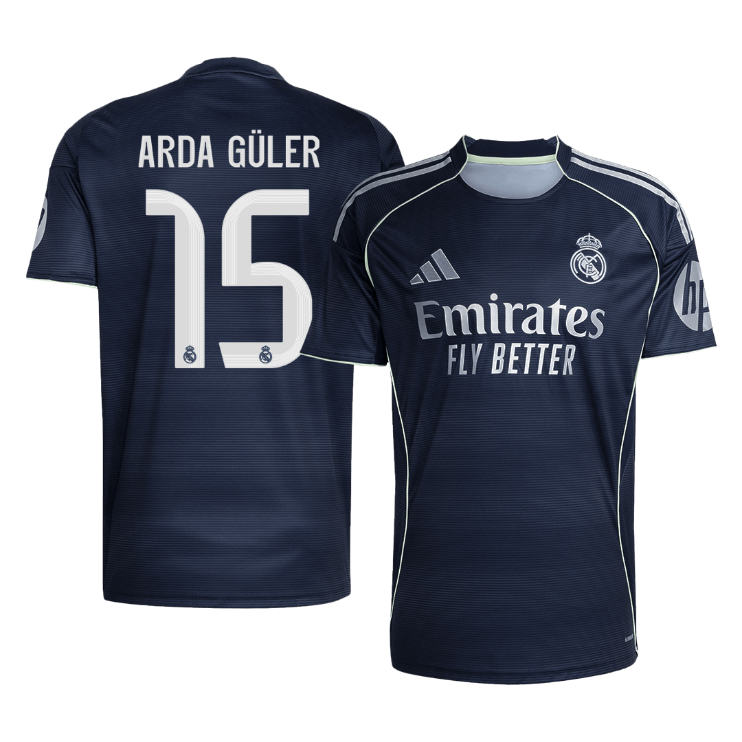 ARDA GÜLER #15 Mens Real Madrid Away Jersey 2025/26 [PREMIUM]