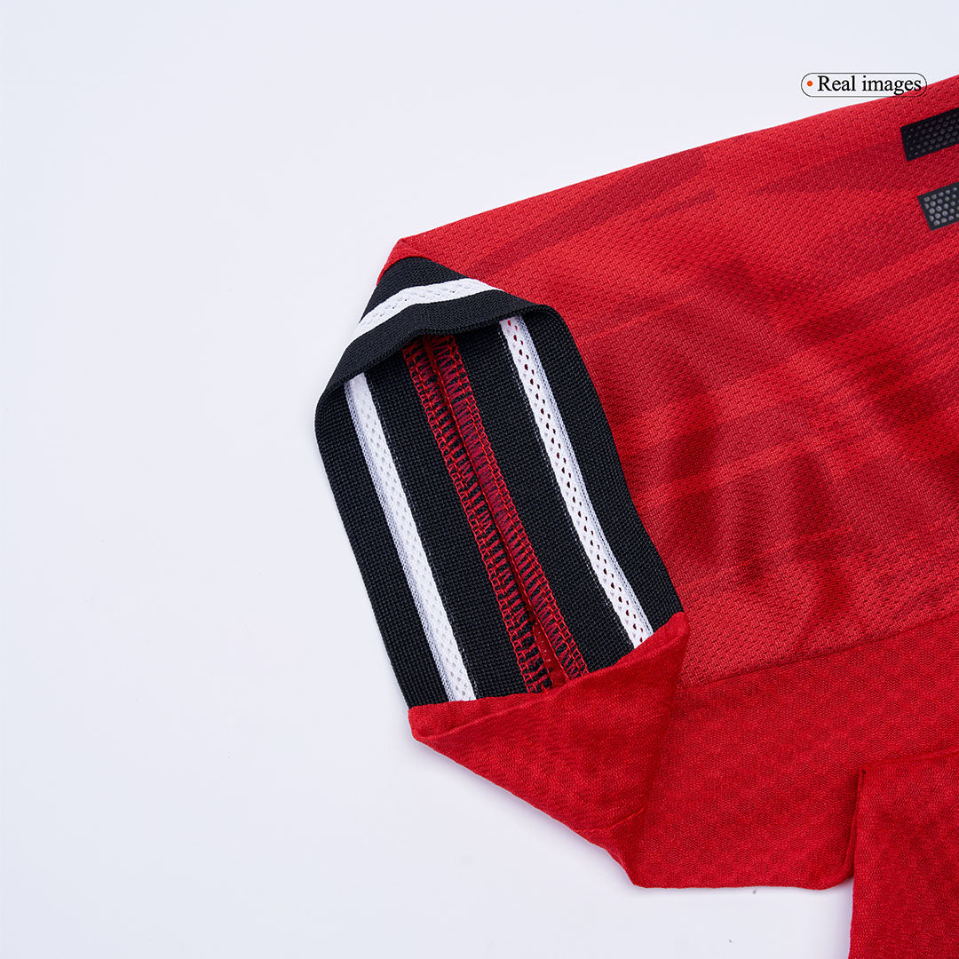 B.FERNANDES #8 Mens Manchester United Home Jersey 2025/26 - Player Version (Slim Fit)