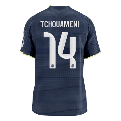 TCHOUAMENI #14 Mens Real Madrid Away Jersey 2025/26 - Player Version (Slim Fit) [PREMIUM]