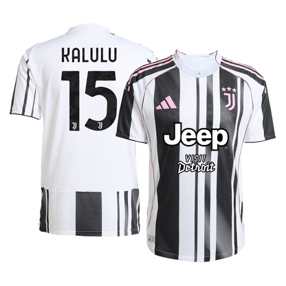 KALULU #15 Mens Juventus Home Jersey 2025/26 - Player Version (Slim Fit)