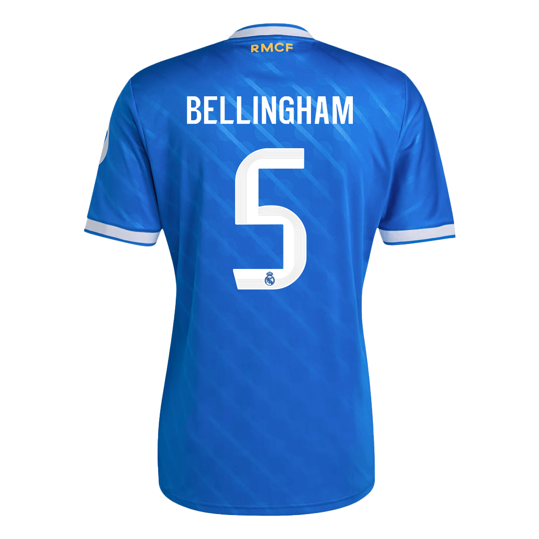 BELLINGHAM #5 Mens Real Madrid Third Jersey 2025/26