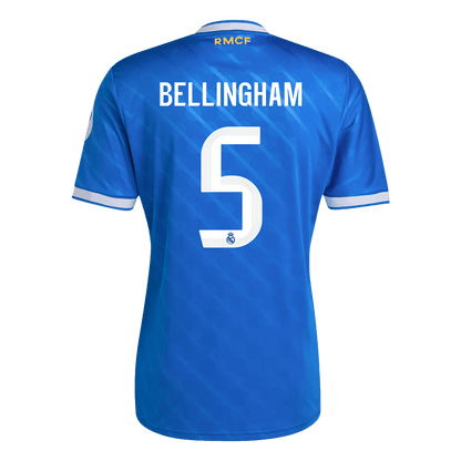 BELLINGHAM #5 Mens Real Madrid Third Jersey 2025/26