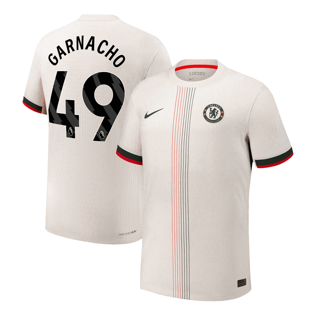 GARNACHO #49 Mens Chelsea Away Jersey 2025/26 - Player Version (Slim Fit)