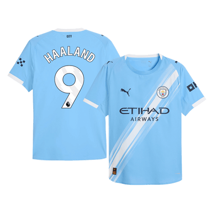 HAALAND #9 Mens Manchester City Home Jersey 2025/26 - Player Version (Slim Fit)
