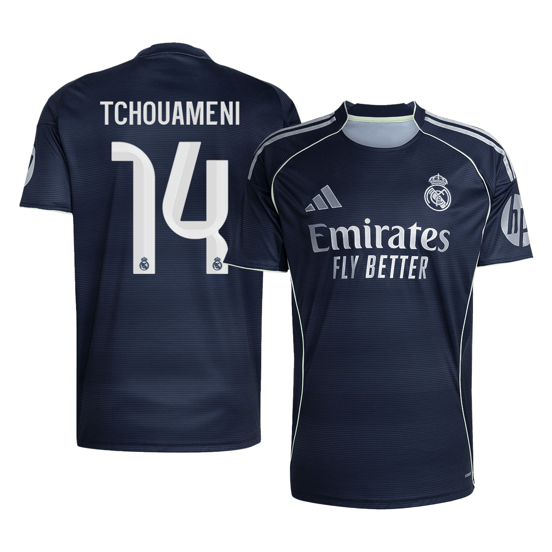 TCHOUAMENI #14 Mens Real Madrid Away Jersey 2025/26 [PREMIUM]