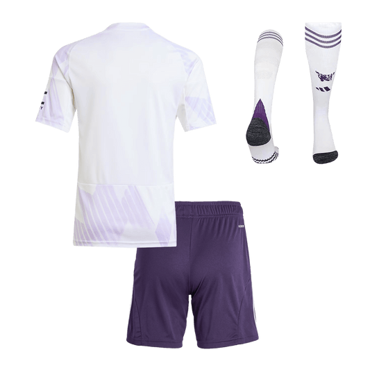 Kids Manchester United Away Full Kit 2025/26