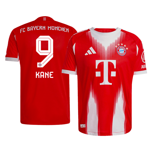 KANE #9 Mens Bayern Munich Home Jersey 2025/26 - Player Version (Slim Fit)