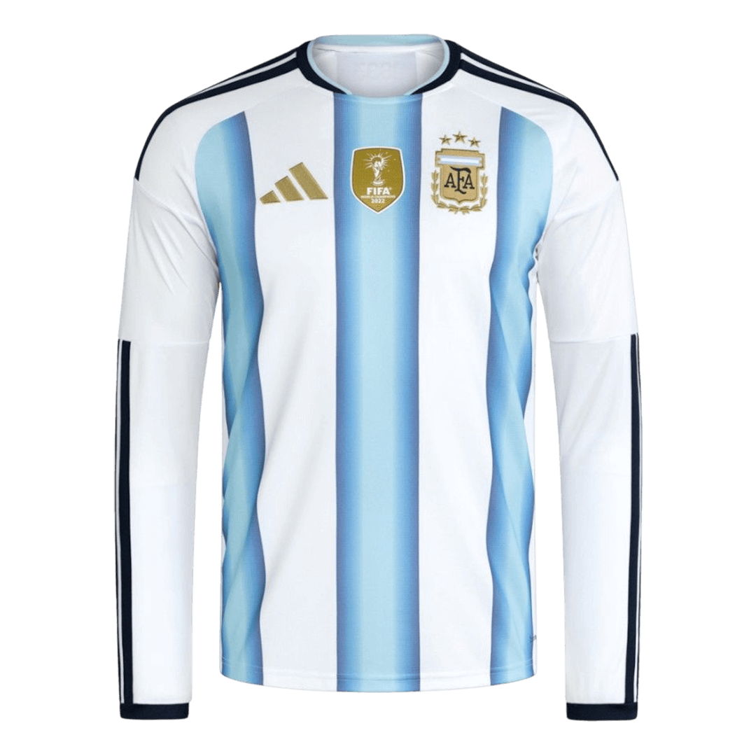 Mens Argentina World Cup Home Long Sleeve Jersey 2026