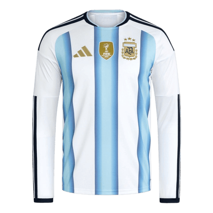 Mens Argentina World Cup Home Long Sleeve Jersey 2026