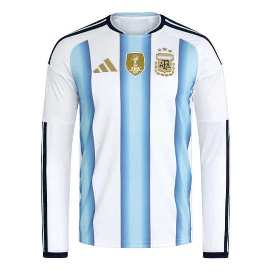 Mens Argentina World Cup Home Long Sleeve Jersey 2026