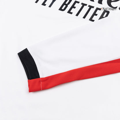 Mens AC Milan Away Long Sleeve Jersey 2025/26