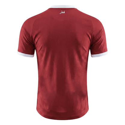 Mens Qatar World Cup Home Jersey 2026 - Player Version (Slim Fit)