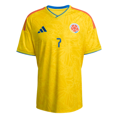 LUIS DíAZ #7 Mens Colombia World Cup Home Jersey 2026