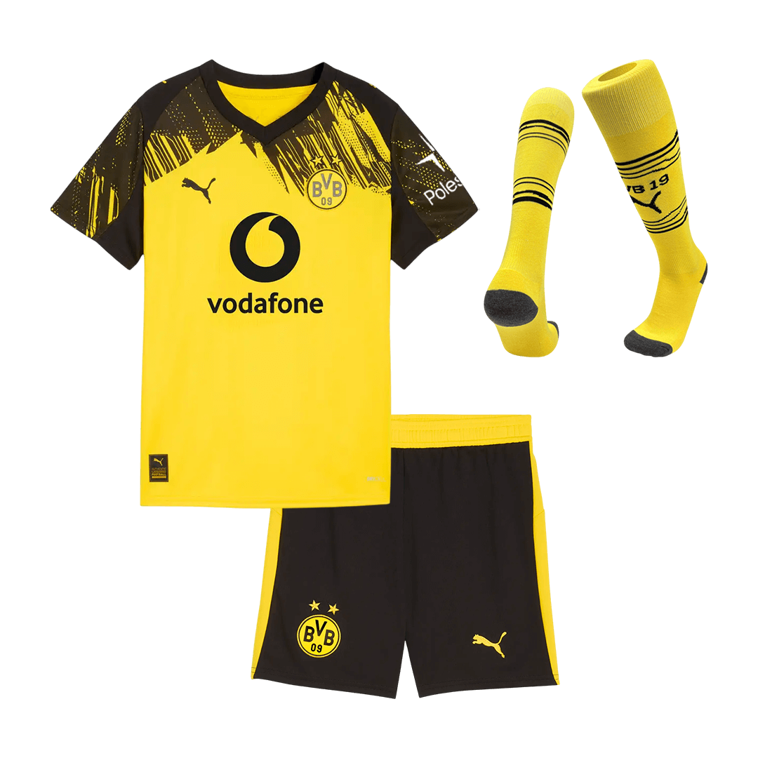 Kids Borussia Dortmund Home Full Kit 2025/26