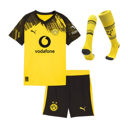 Kids Borussia Dortmund Home Full Kit 2025/26