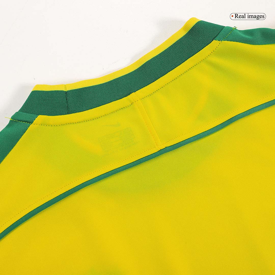 Retro CAFU #2 1998 Mens Brazil World Cup Home Jersey