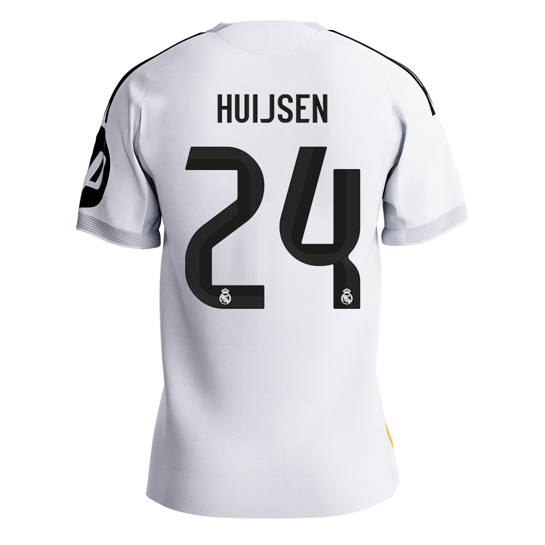 HUIJSEN #24 Mens Real Madrid Home Jersey 2025/26 - Player Version (Slim Fit) [PREMIUM]