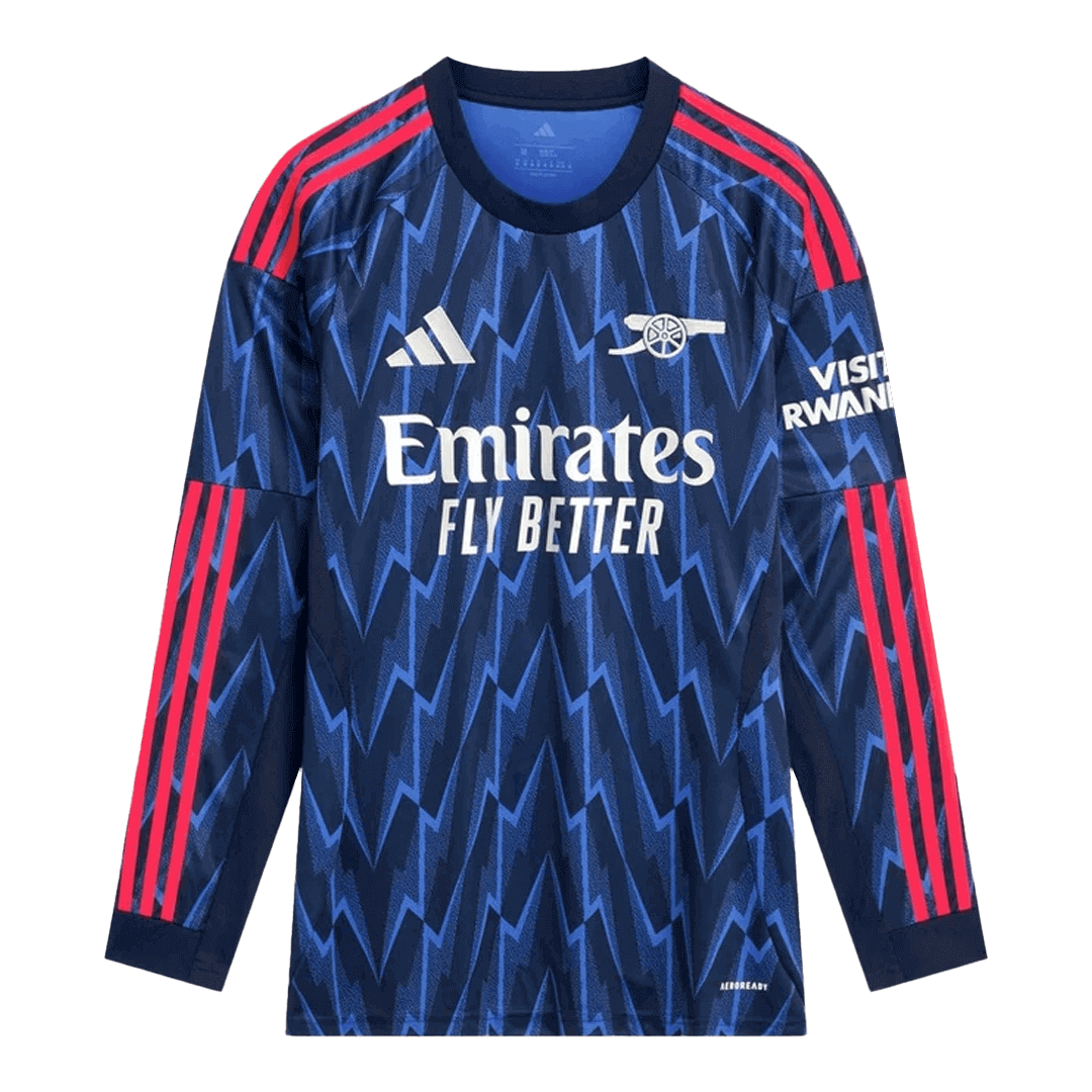 Mens Arsenal Away Long Sleeve Jersey 2025/26