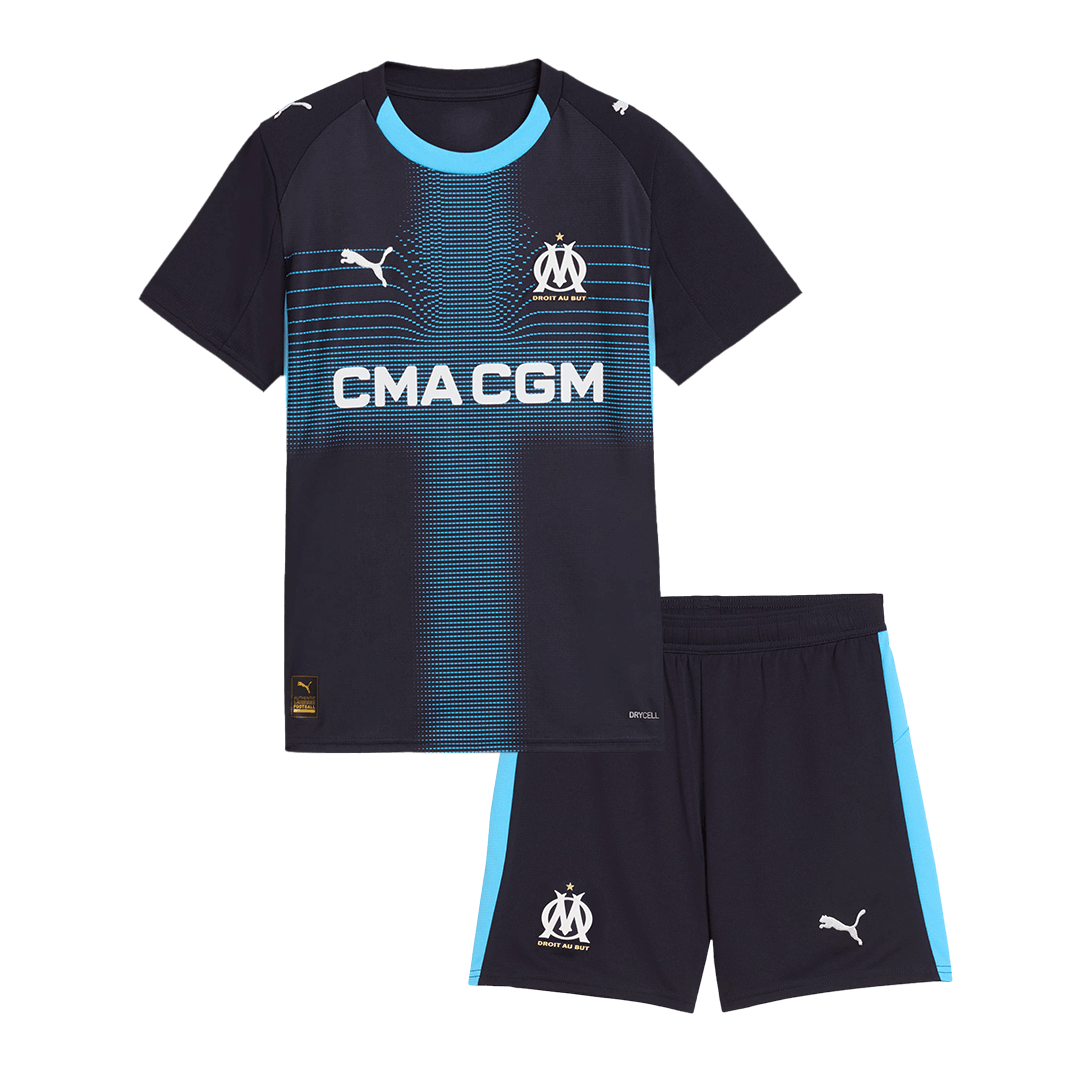 Kids Marseille Away Kit 2025/26