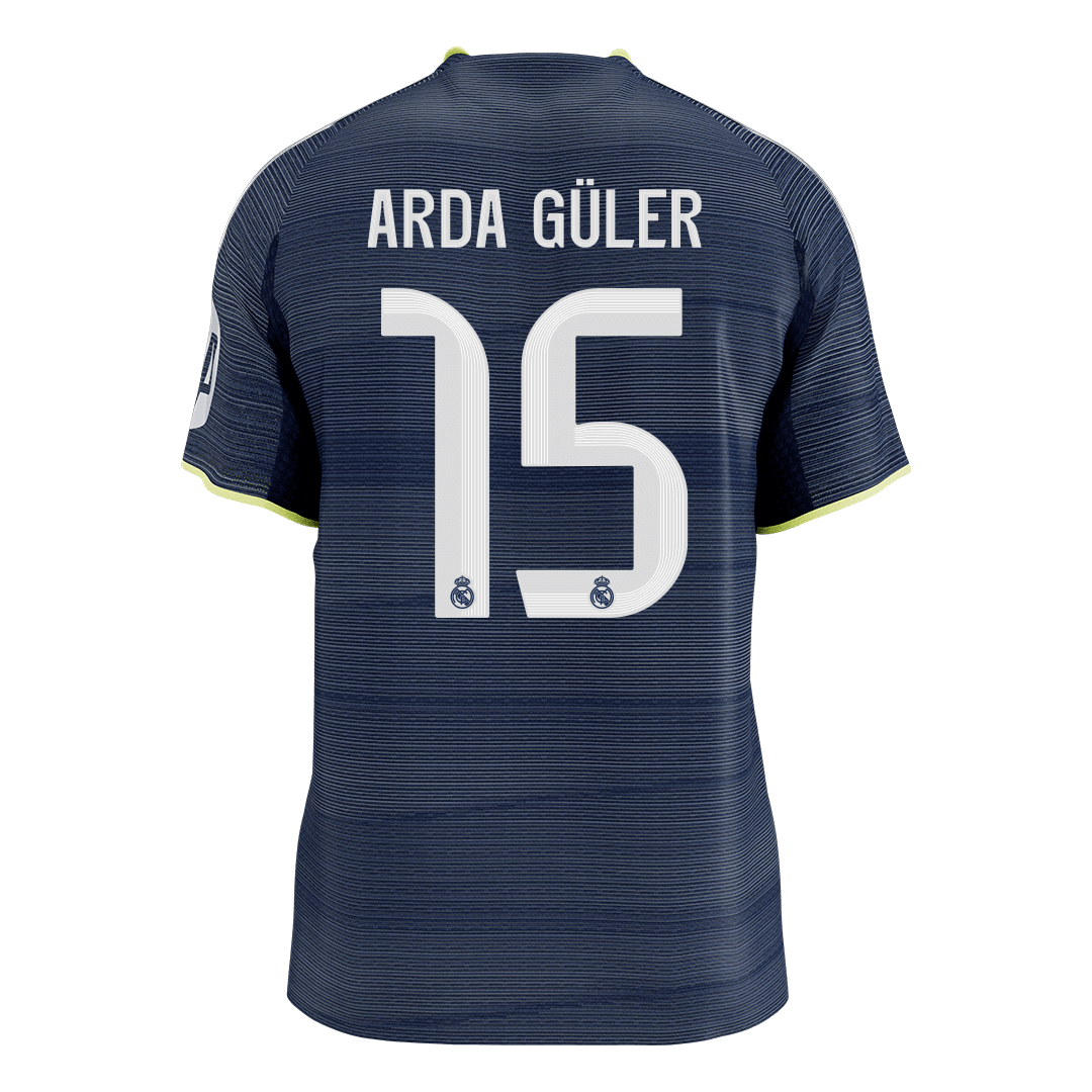 ARDA GÜLER #15 Mens Real Madrid Away Jersey 2025/26 - Player Version (Slim Fit) [PREMIUM]