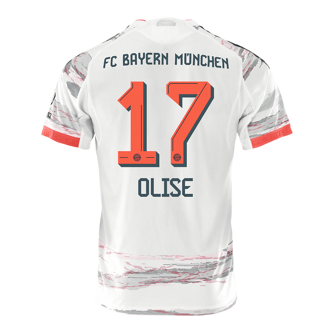 OLISE #17 Mens Bayern Munich Away Jersey 2025/26 - Player Version (Slim Fit)