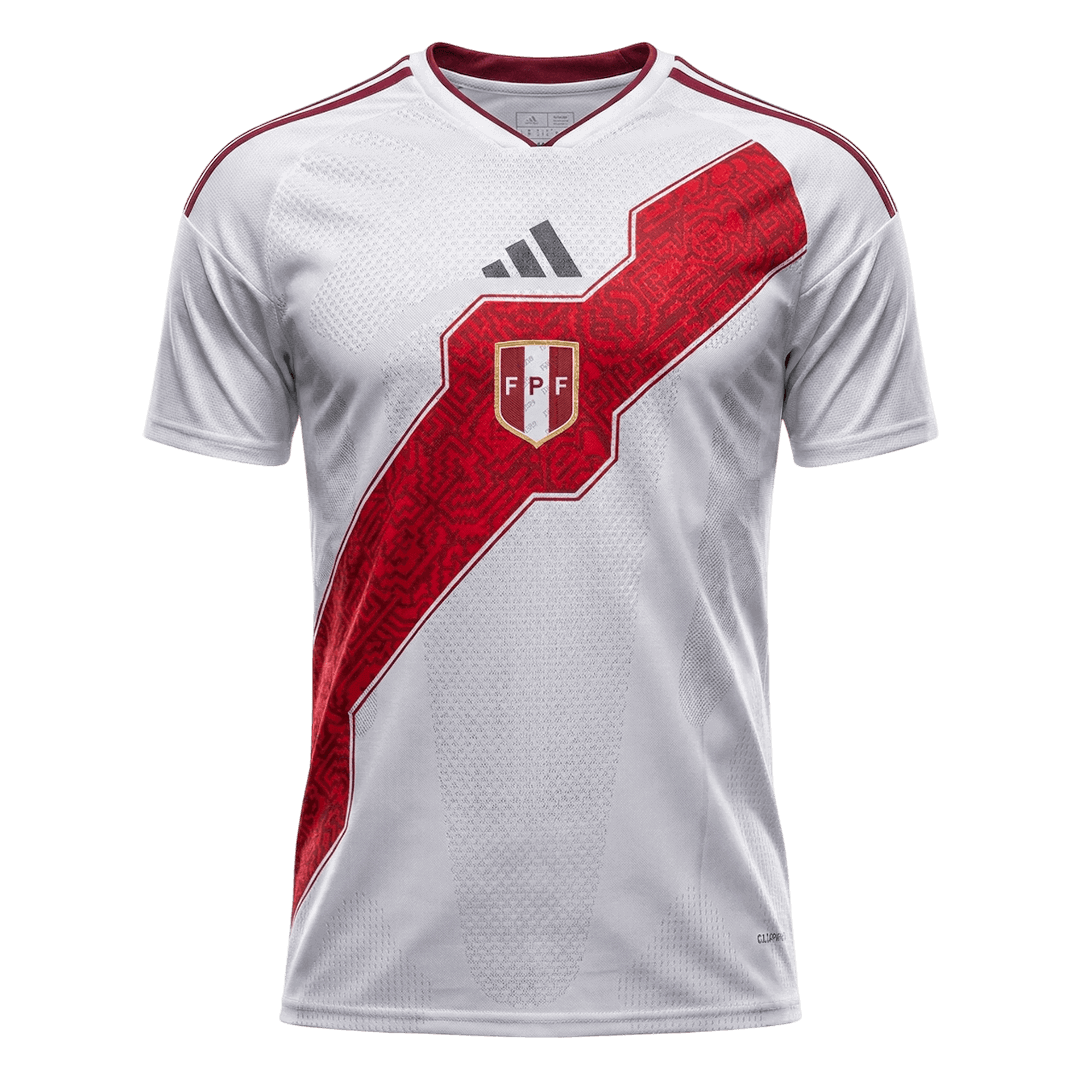 Mens Peru World Cup Home Jersey 2026 - Player Version (Slim Fit)