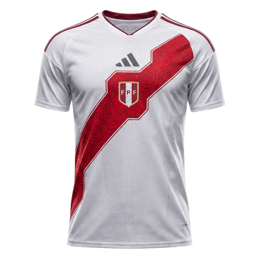 Mens Peru World Cup Home Jersey 2026 - Player Version (Slim Fit)